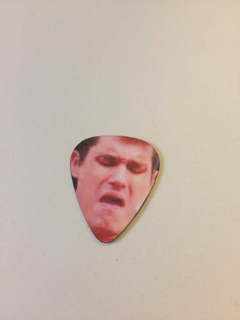 John Mayer Guitar Face Guitar Picks Funny Guitar Picks Set Etsy