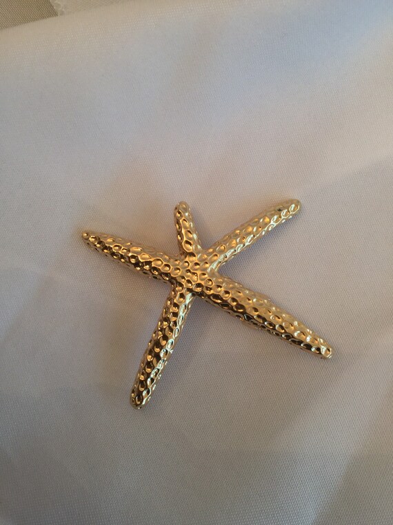 Gold Starfish Hair Clip Wedding Veil Bridal Headdress Hair Etsy