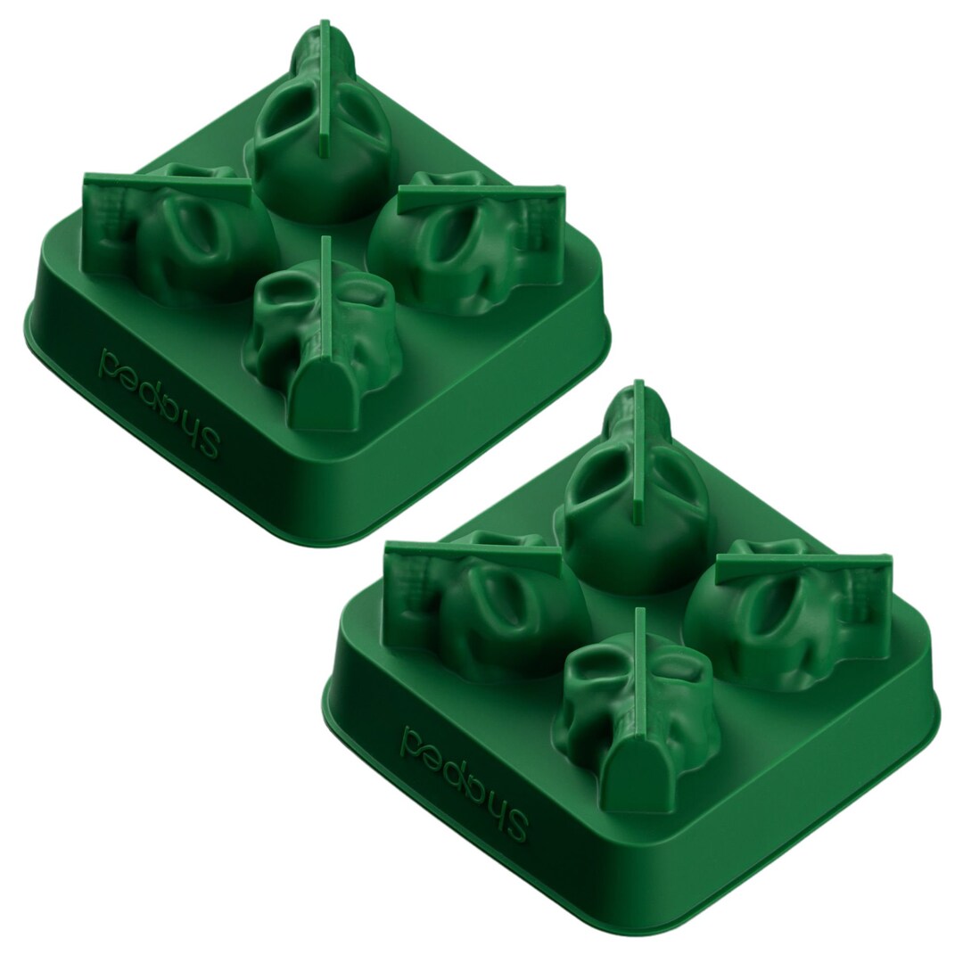 SHAPED 3D  Ancient Alien Ice Mold Tray, Super Flexible Silicone Ice Cube Maker - Foto 4