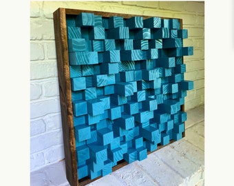 Acoustic Sound Diffuser Panel Wall Art for Recording Studio & Podcast