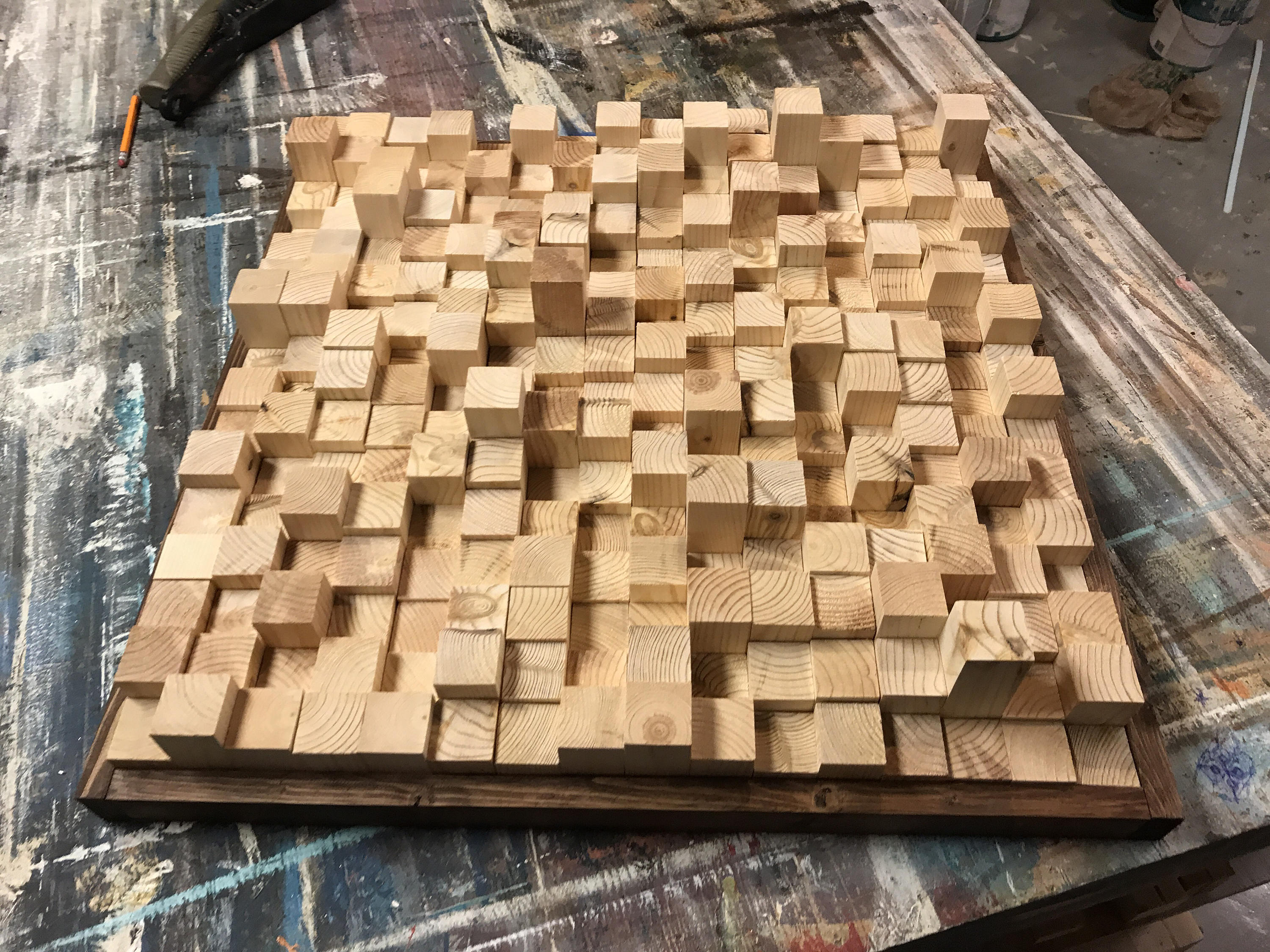 New natural wood sound diffuser acoustic panel Reclaimed Wood Etsy