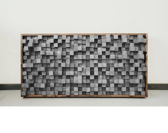 Acoustic Panel Sound Diffuser Soundproof Wall Art for Recording & Podcast Studio