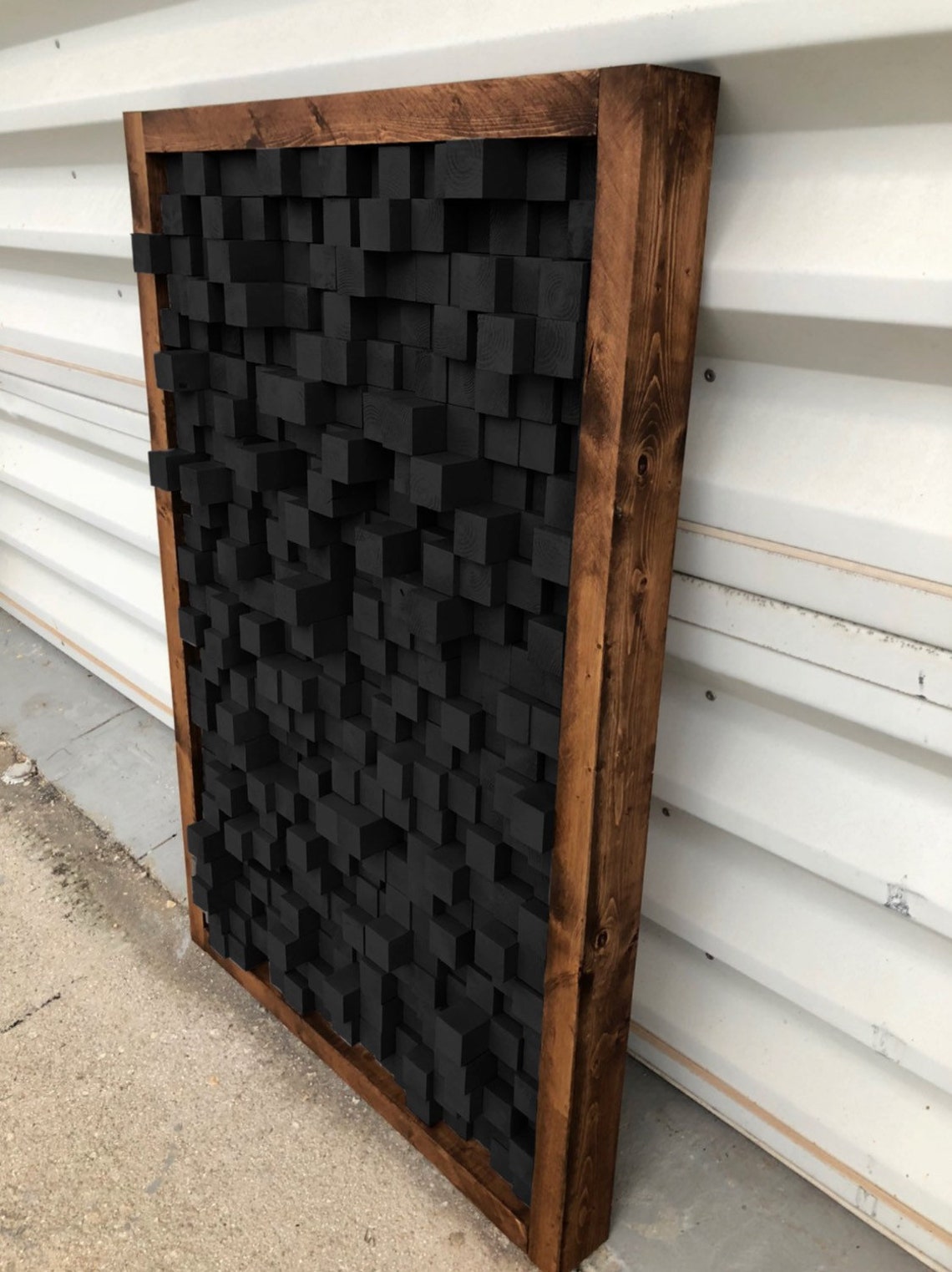 Reclaimed Wood Sound Diffuser Acoustic Panel SoundProofing Etsy