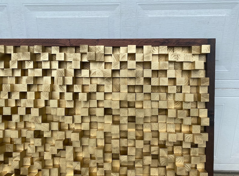 Gold Wooden Sound Diffuser Acoustic Panel Soundproofing Etsy