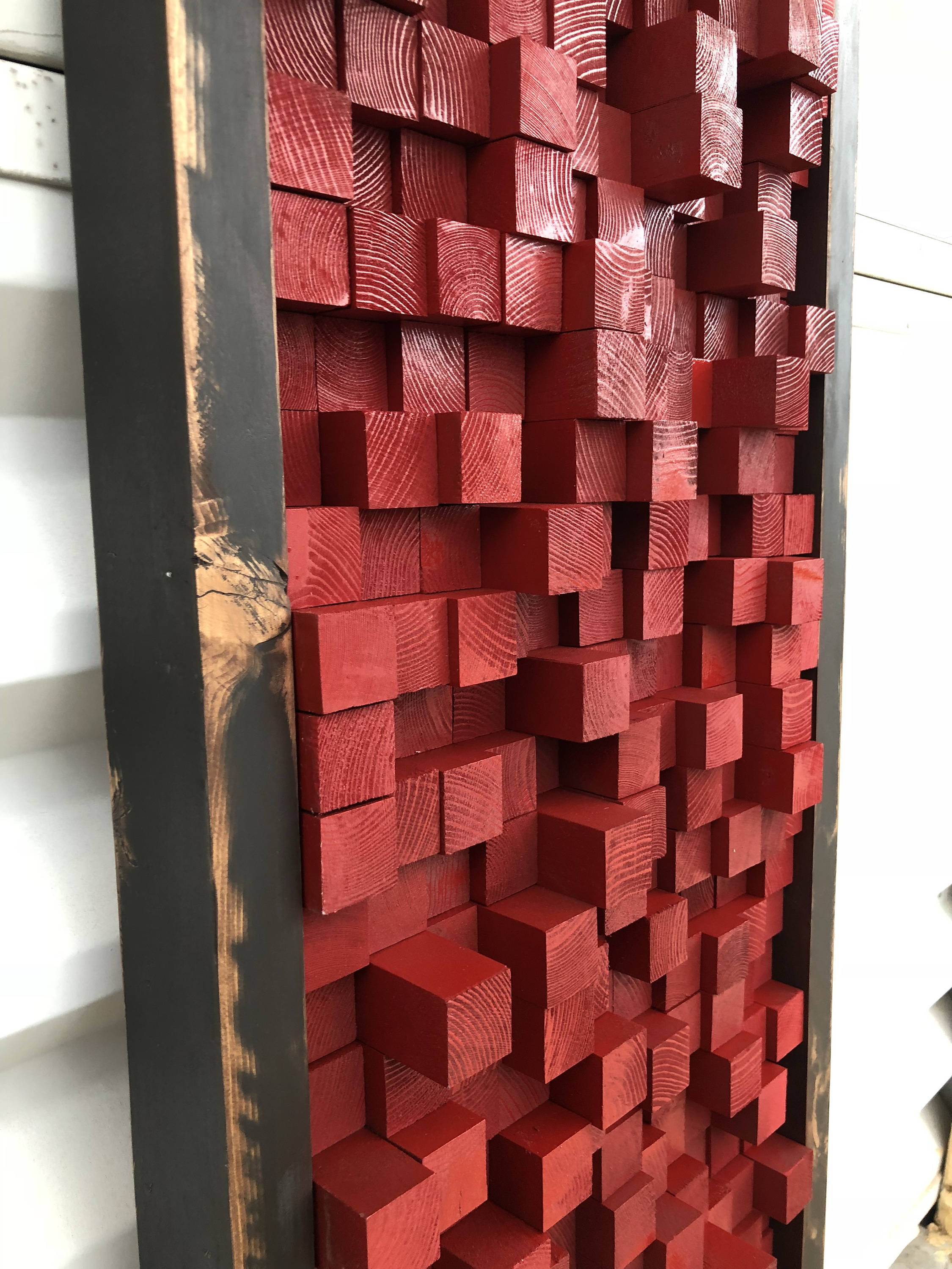 Reclaimed Wood Sound Diffuser Acoustic Panel Soundproofing Etsy