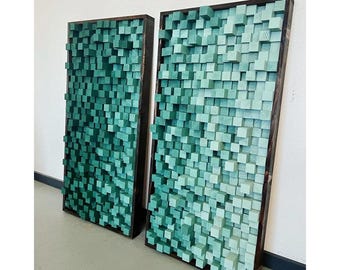 Professional Handcrafted Acoustic Panel Sound Diffuser Redwood Art