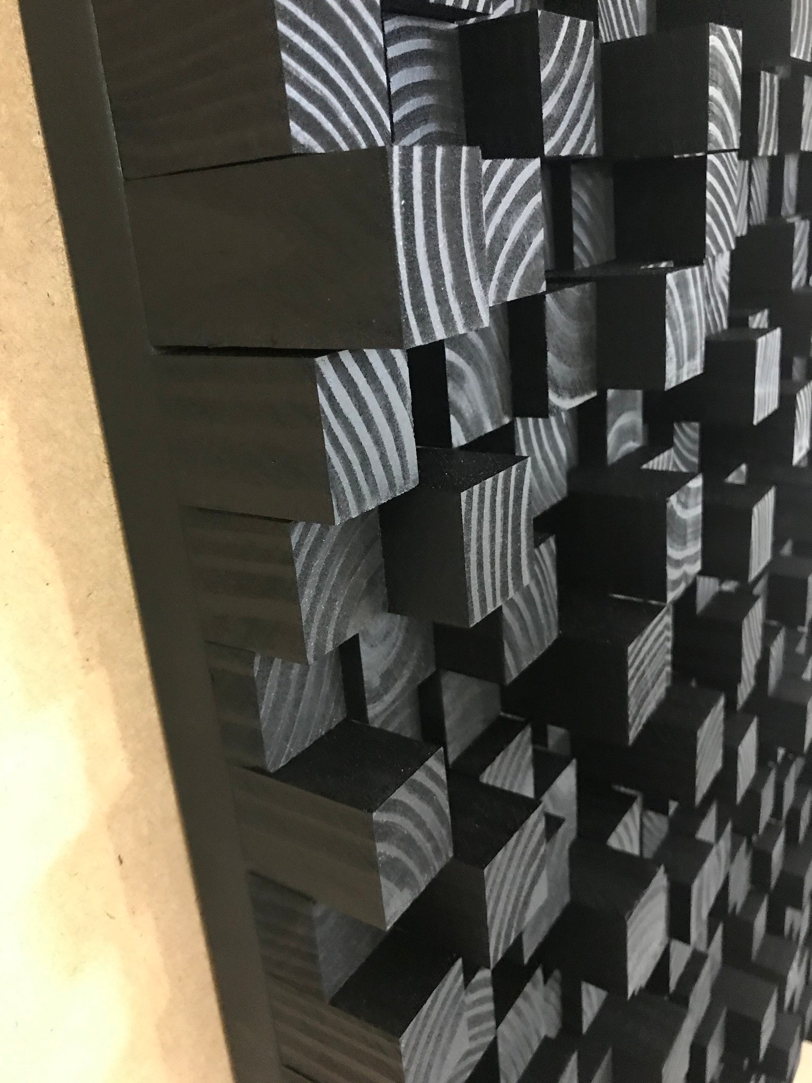 Acoustic Panel Sound Diffuser Soundproof Wall Art for Recording ...