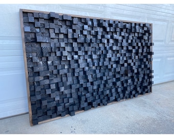 Acoustic Panel Sound Diffuser Soundproof Wall Art for Recording & Podcast Studio