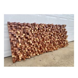 Acoustic Sound Diffuser Panel Wall Art for Recording Studio & Podcast