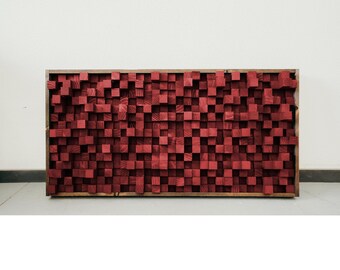 Acoustic Panel Sound Diffuser Soundproof Wall Art for Recording & Podcast Studio