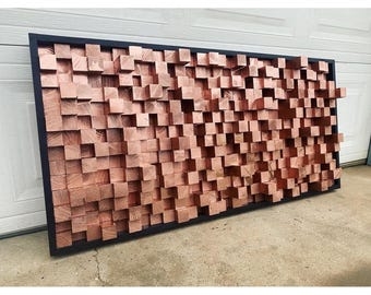 Acoustic Sound Diffuser Panel Wall Art for Recording Studio & Podcast