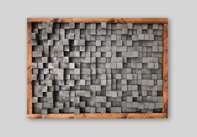 Reclaimed Wood Sound Diffuser Acoustic Panel Soundproofing Image 0