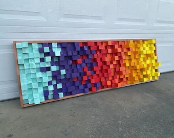 Acoustic Panel Sound Diffuser Soundproof Wall Art for Recording & Podcast Studio