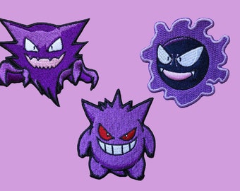 Toppa ricamata Haunter, Gengar e Gastly