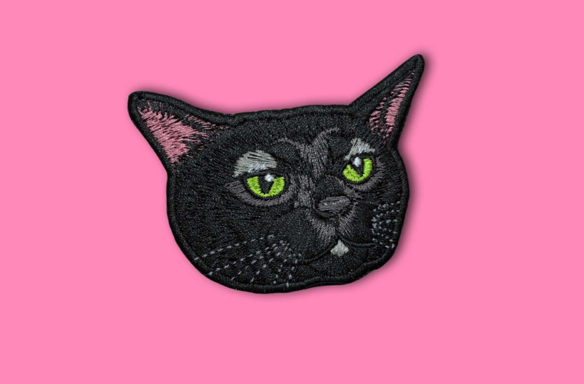 Toppa ricamata gatto dissociato