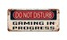 Do Not Disturb: Gaming in Progress | Gaming Gift For Gamers | Vintage Door Sign | Man Cave Decor