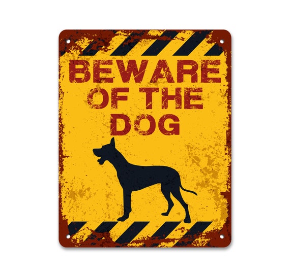 BEWARE OF THE SPIDER OUTDOOR//INDOOR SIGN PRE DRILLED GATE DOG