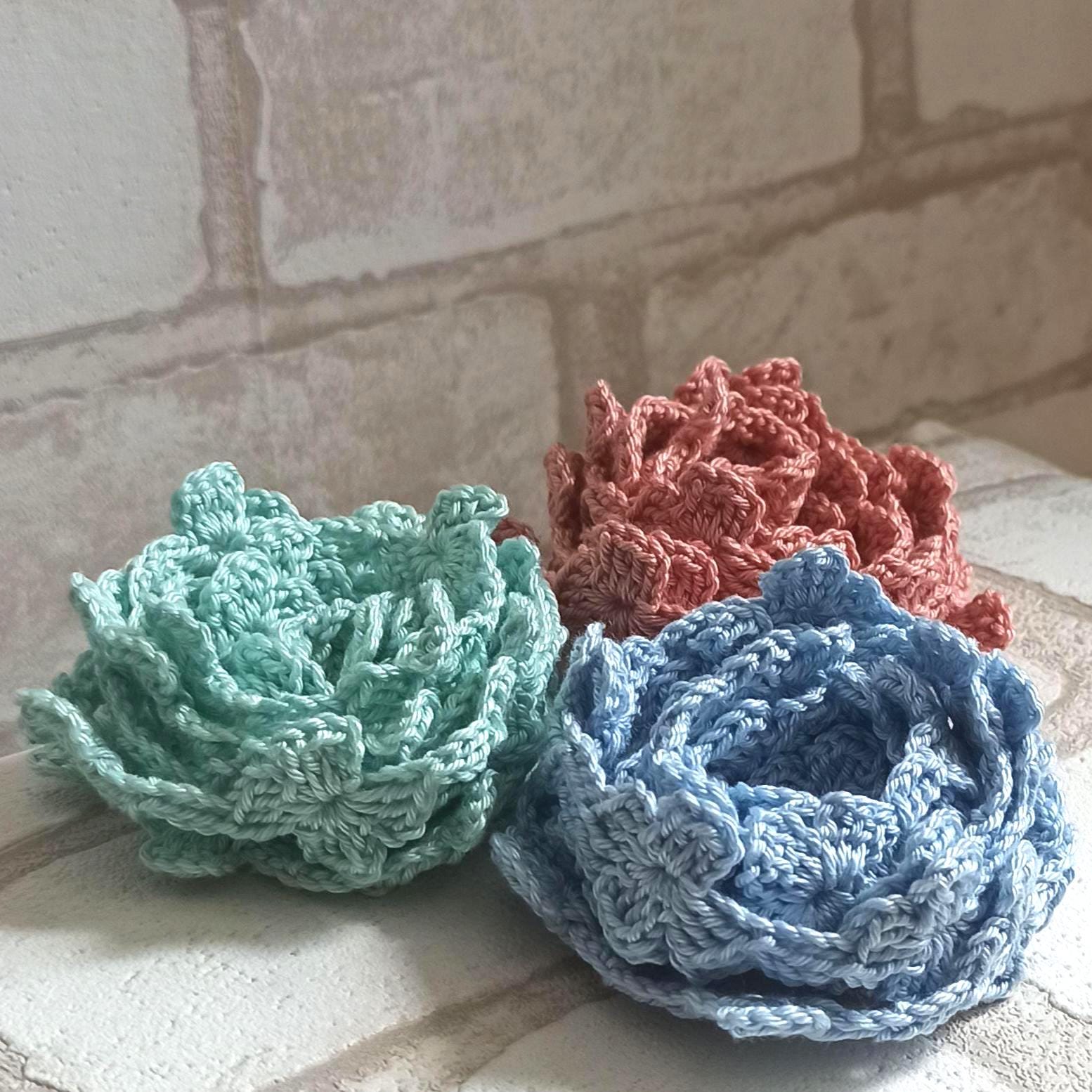 Embroidered Floral Crochet Belt in Gray, Coral & Mint size SMALL Rose Belt, Floral Crochet, Boho Accessory, Summer Fashion  main image 2