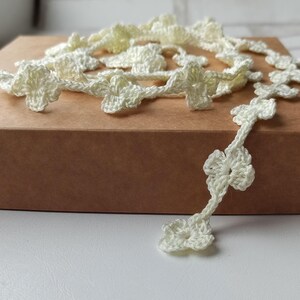 Summer Gift, Daisy Accessory, Dress Belt, Flower Crochet, Handmade Belt