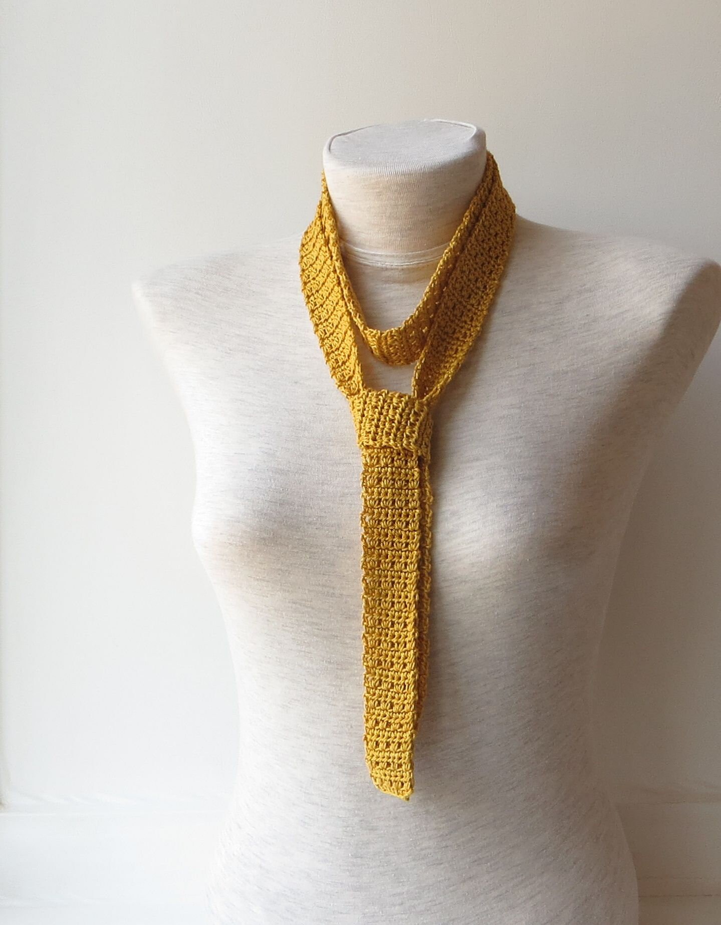 Thin gold scarf discount