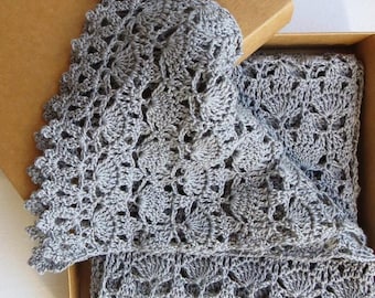 Easy Crochet Scarf Pattern for Beginners: Summer Lace (PDF Pattern) .