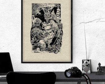 Printable Creepy Victorian Print For Scary Halloween Party