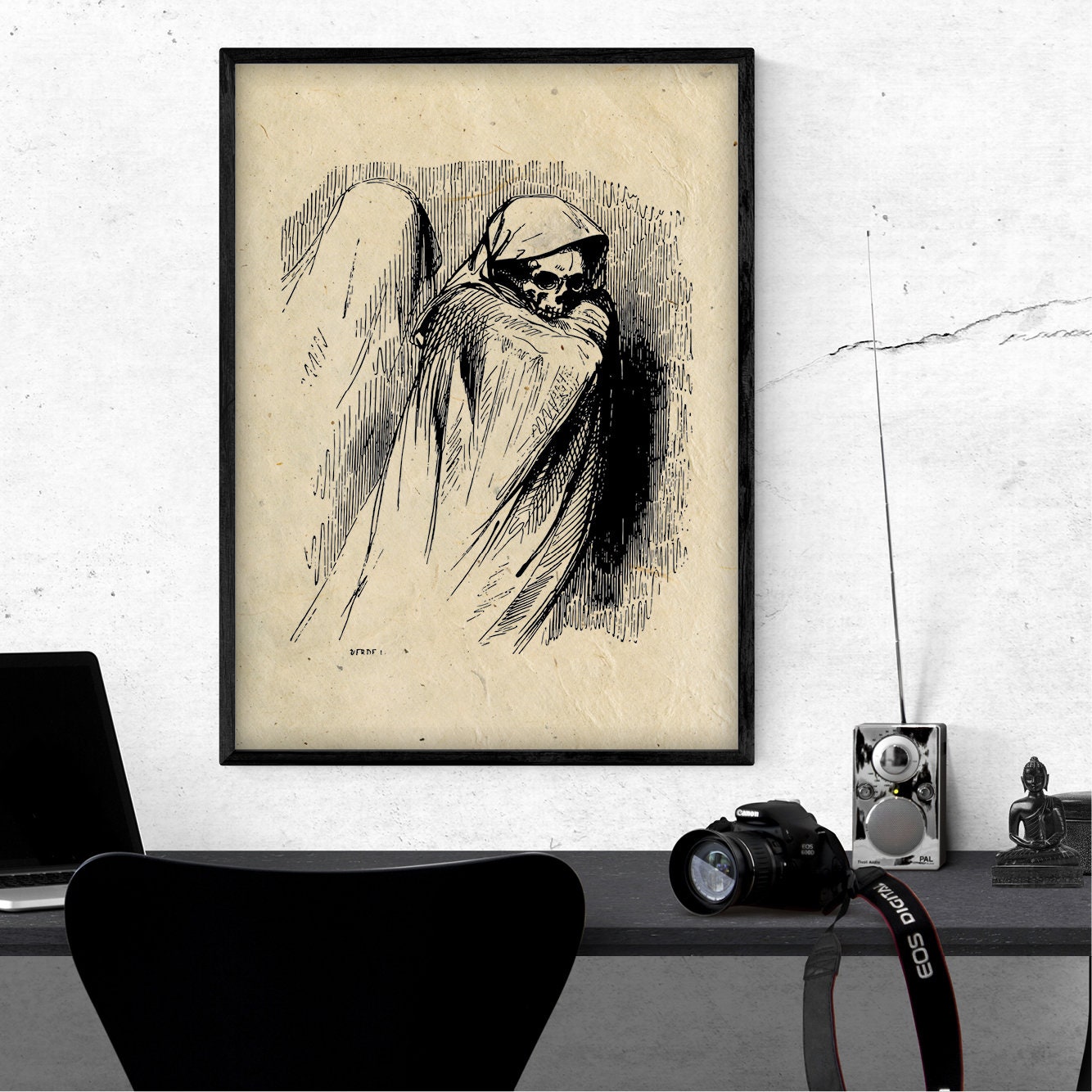 Printable Ghostly Printable Deco Vintage Halloween Printable Etsy