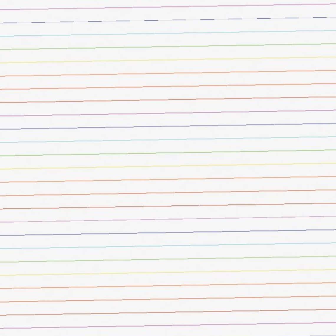 printable rainbow lined paper quarter half letter tabloid etsy