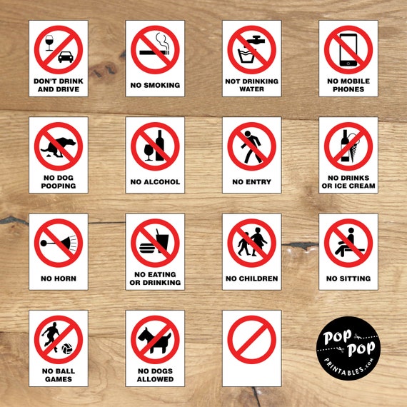 Instant Download for Printable Signs Quick and Easy Signs for Etsy