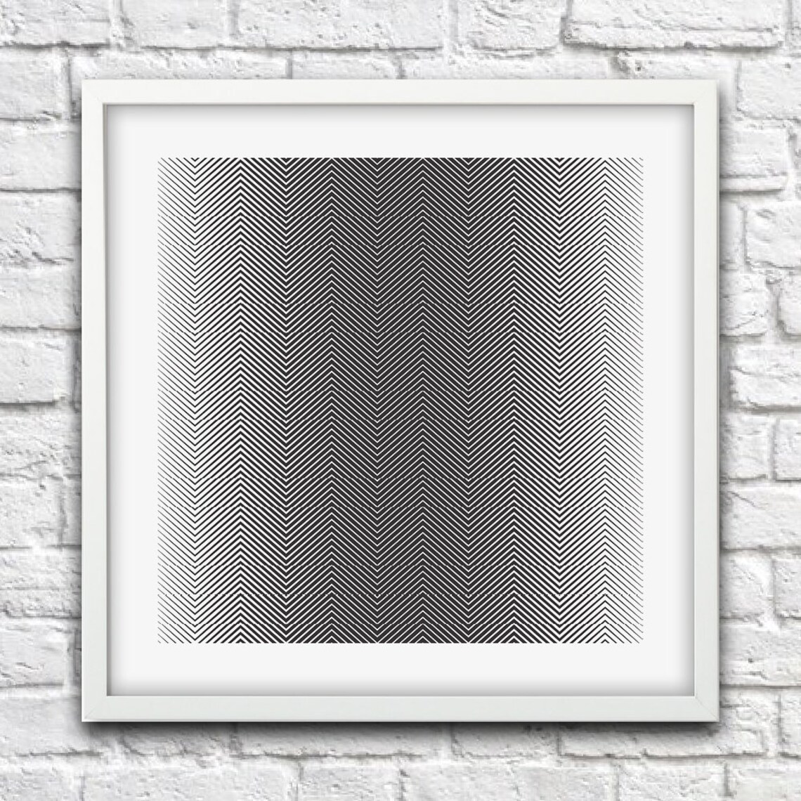 INSTANT PRINTABLE Op Art Optical Geometric Art Poster Etsy