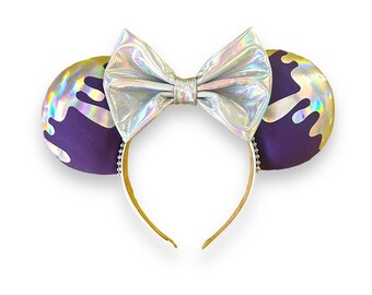 100 Drip Ears, 100 Year Celebration Ears, Mickey Ears, Disney Ears, Iridescent Ears