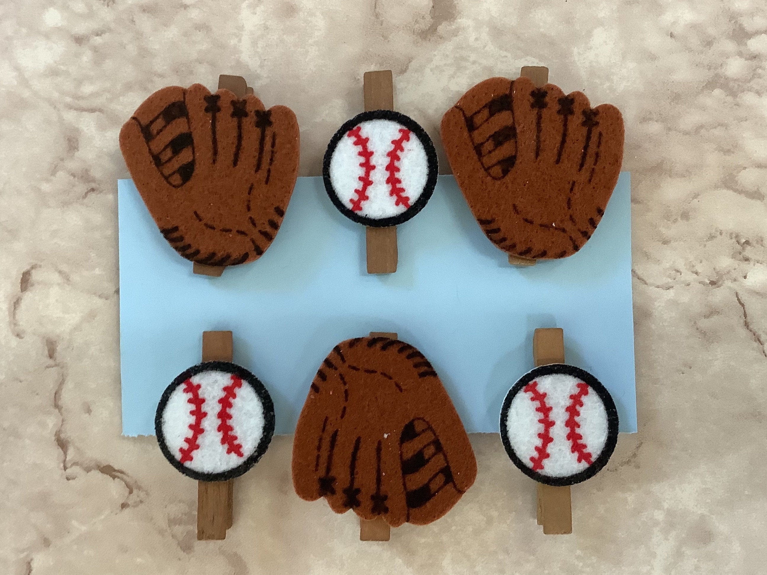 Sports, Baseball Clothespin Tag Holder, Sports, Baseball Clothespin ...
