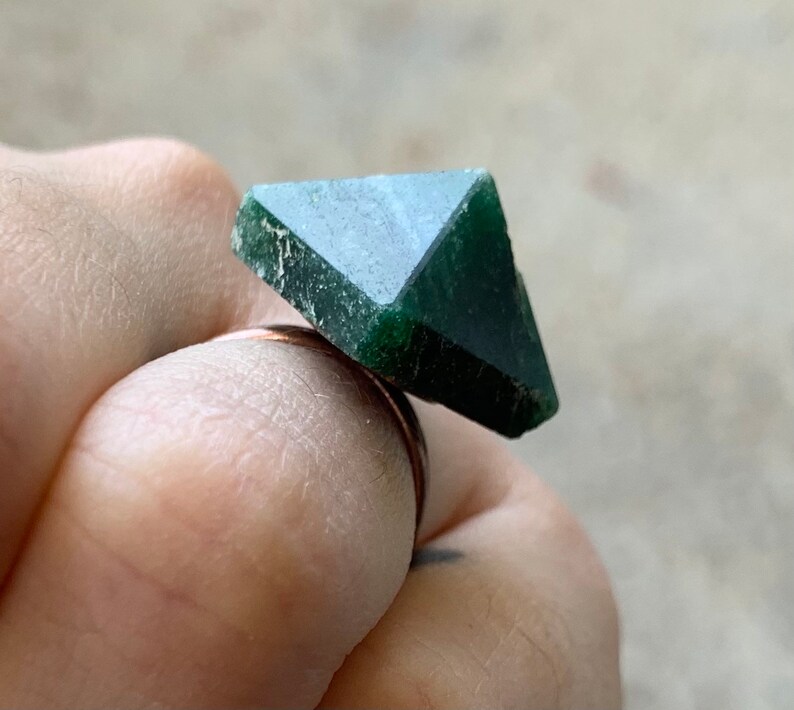 Deep Green Aventurine Ring