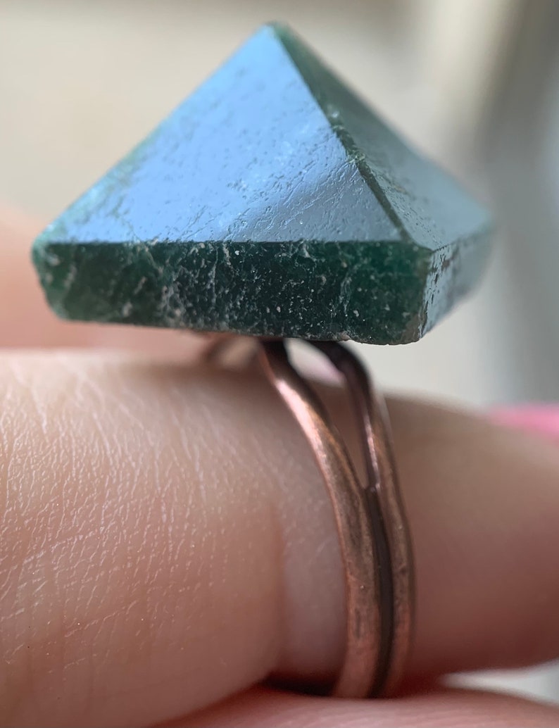 Deep Green Aventurine Ring