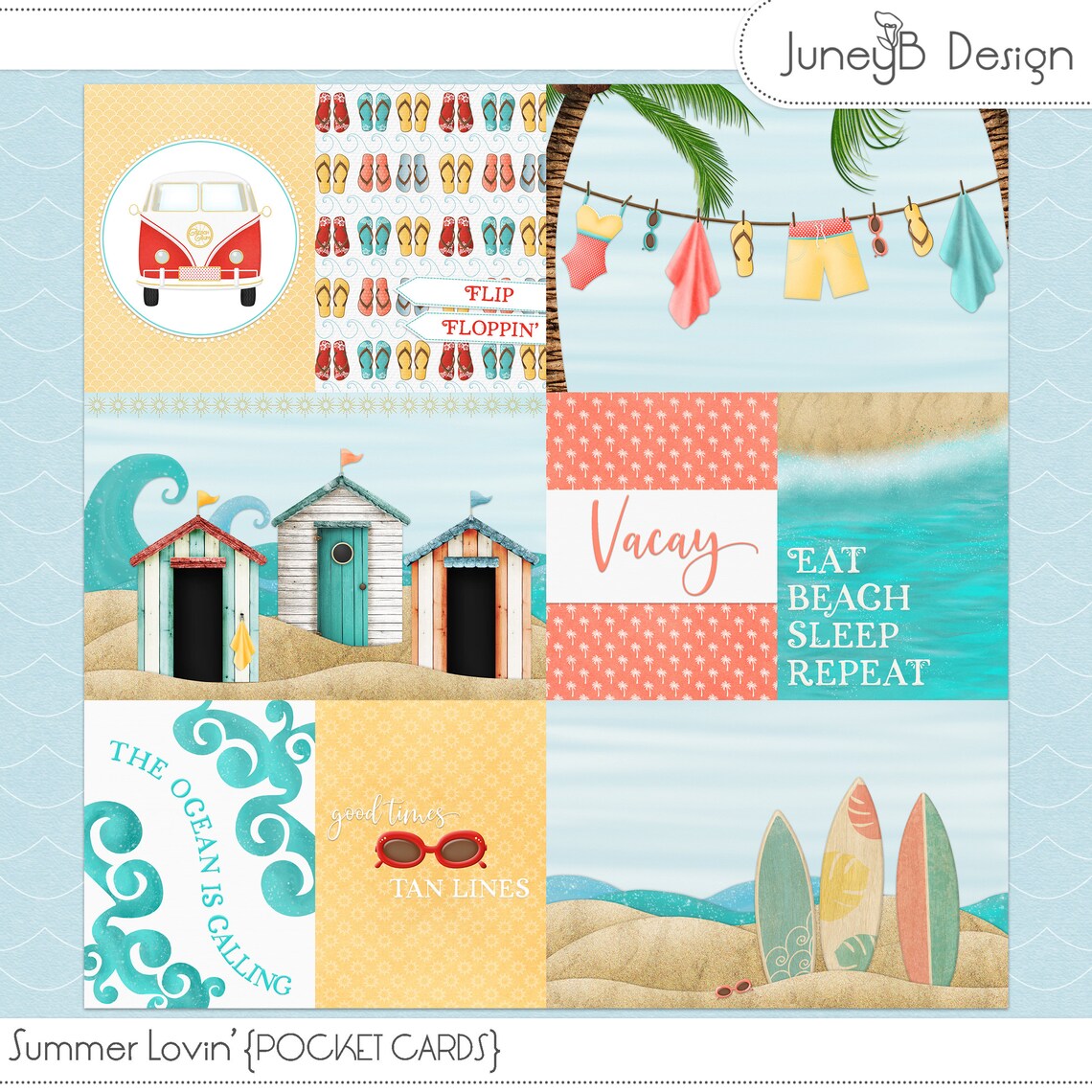 Beach Word Art Summer Word Art Scrapbook Stickers Catch A Etsy