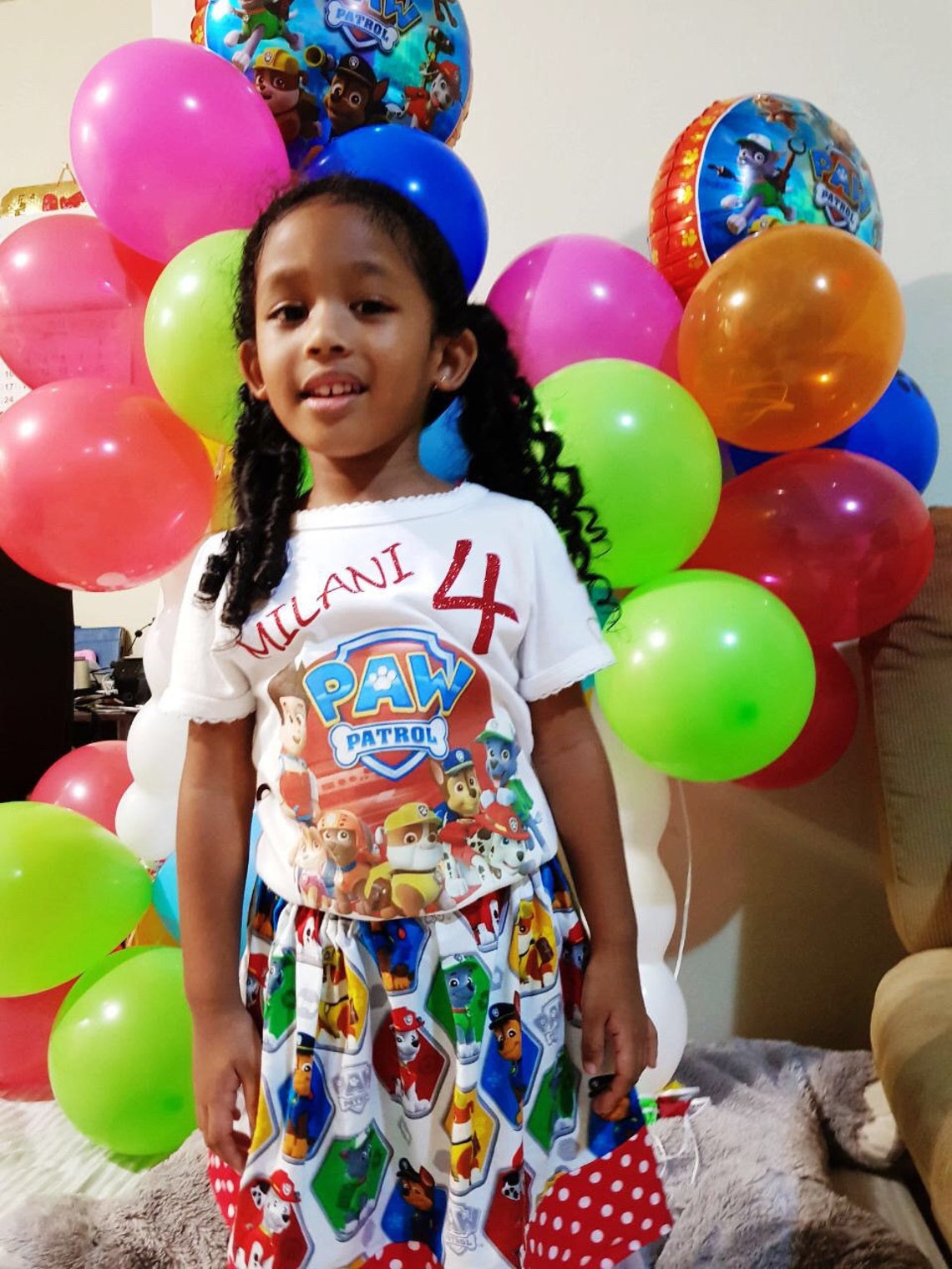 paw patrol first birthday outfit