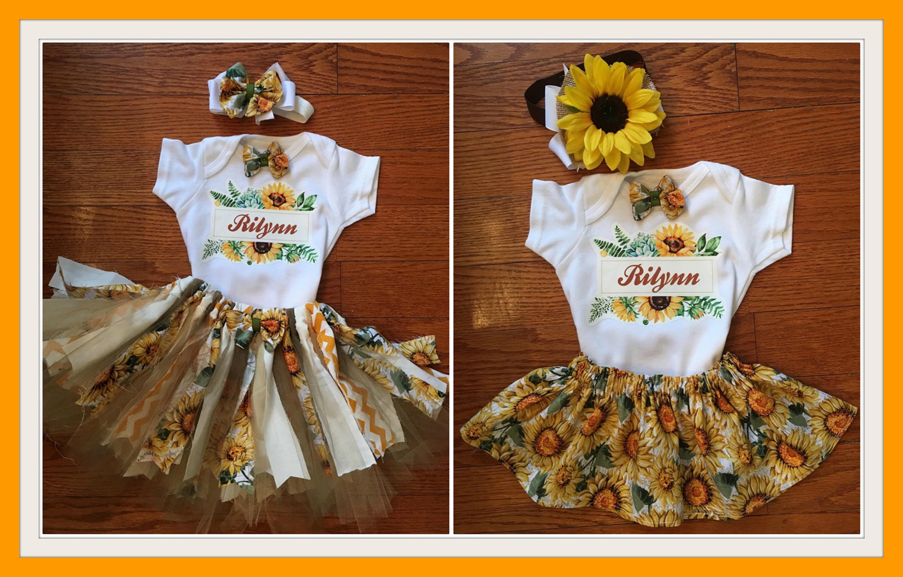 SunFlower Baby Girl Trendy Outfit