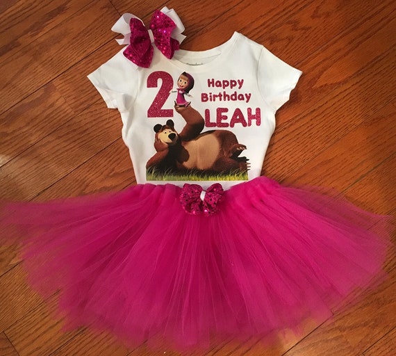 masha and the bear birthday dress