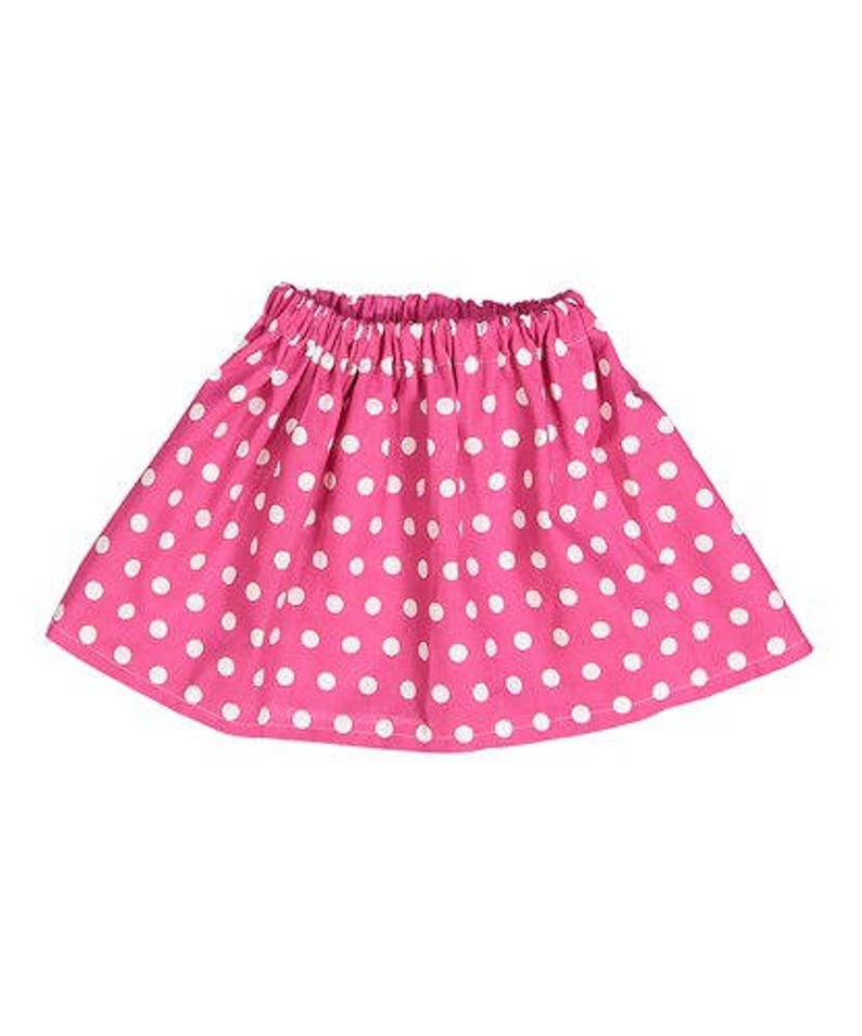 Pink Dot Skirt Pink Skirt Pink Twirl Skirt - Etsy Canada