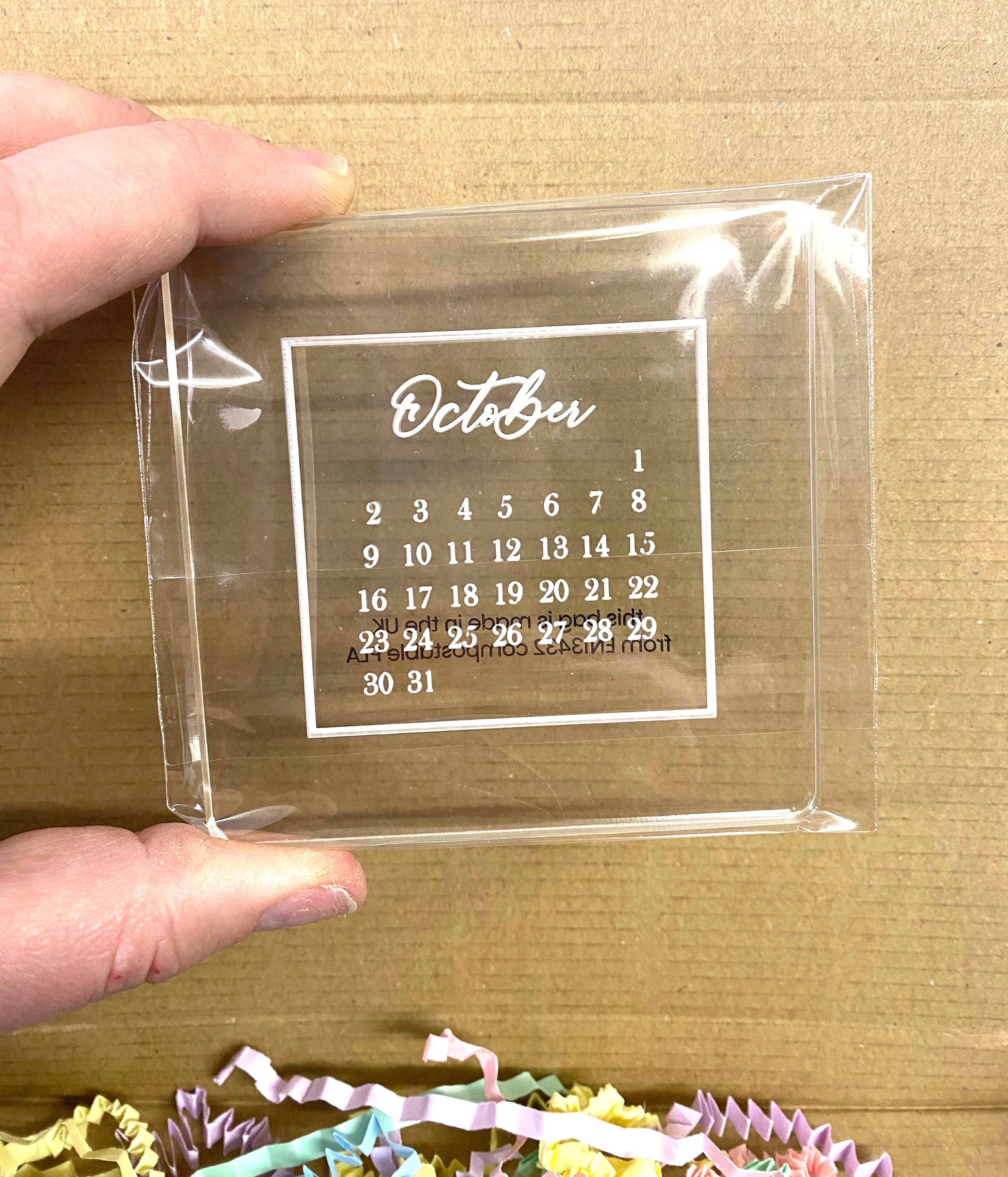 Acrylic Stamping Blocks – Cake and Cookie Planner