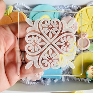 Amalfi Pattern #2 Embosser, lemon, Amalfi coast, Amalfi wedding, embosser, stamp, cookie, cupcake, hen do embossers, lemon wedding