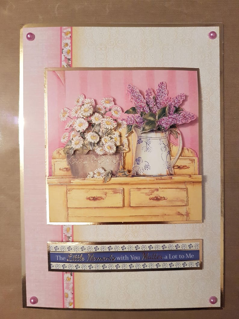 The little moments with you matter a lot to me friendship card