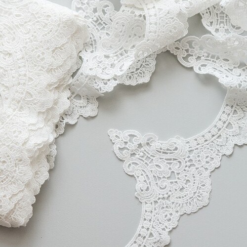 White Cord Lace Trim for Bridal Veil Alencon Lace Trim Etsy