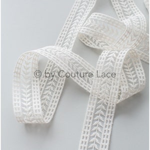 T19-065//Boho trouwjurk kant trim, zachte geborduurde kant trim, elegante bruids kant trim, bruids kant trim, sluier kant trim, boho bruid