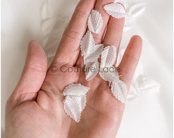 2g. 3d leaf lace flowers/ sew on 3D flowers/ 3D leaf flowers lace appliqué/ wedding dress lace appliqué// A24-419