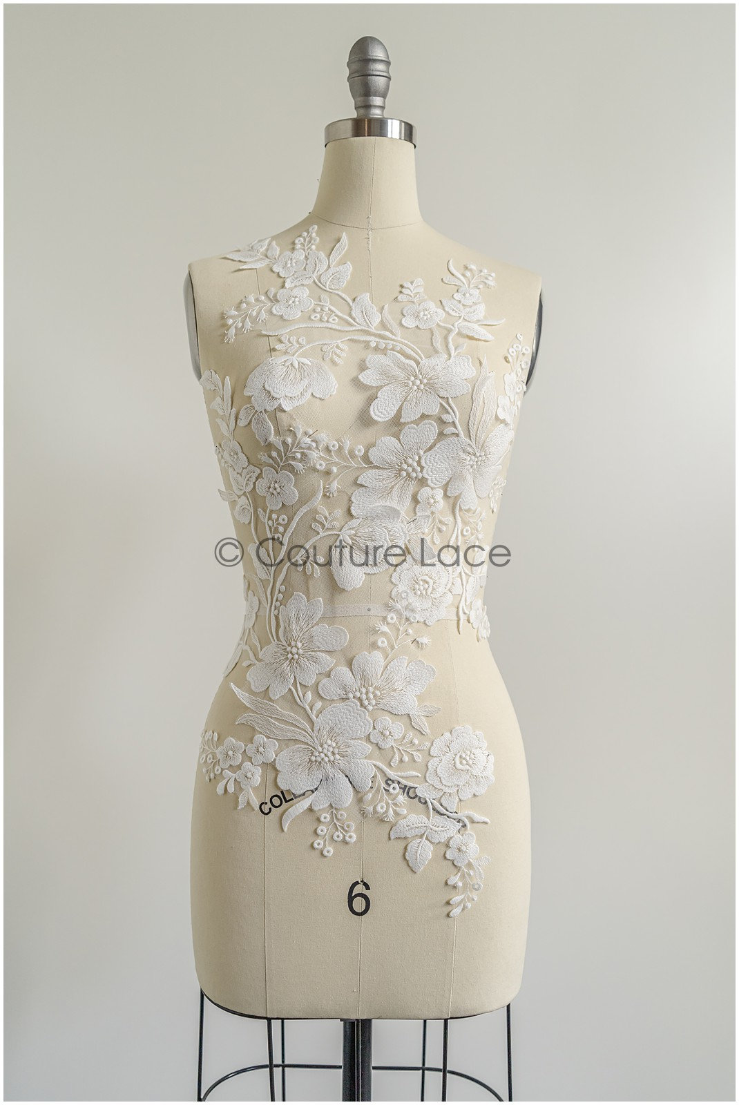 A22-281 // Romantic Wild Flower Lace Patch/ Cotton Wildflower