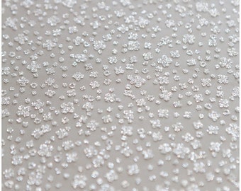 R-009 // Gradient glitter mesh fabric, Glitter Tulle, Bridal dress fabric, Wedding dress tulle, Tulle fabric, Bridal glitter fabric, lace