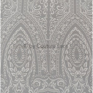 L19-050 // Oriental lace fabric, wedding lace fabric, bridal ornate lace, Couture Lace, australian bridal dress designer lace, wedding dress image 6