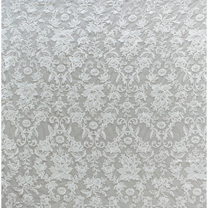 L17-172-RY // Rayon embroidered soft bridal lace fabric, flower lace fabric, wedding dress lace, lacedress fabric, veil fabric, cotton lace
