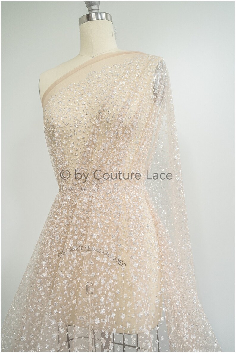 glitter fabric for gown